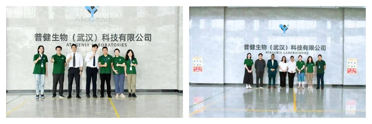 海外客戶走進普健生物實驗研發基地，為一站式蛋白抗體開發平臺點贊