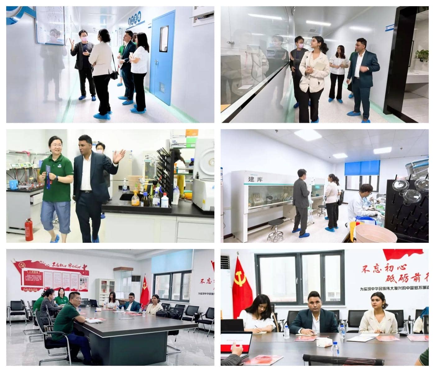 海外客戶走進普健生物實驗研發基地，為一站式蛋白抗體開發平臺點贊